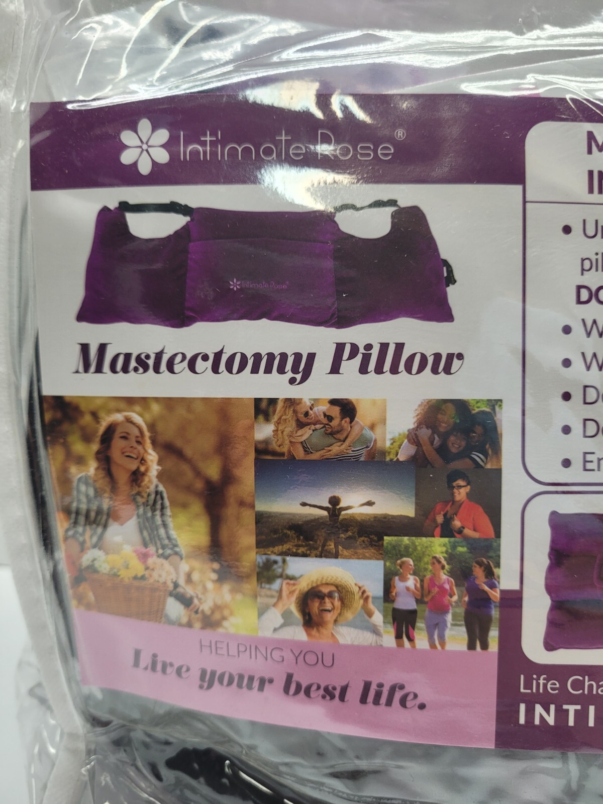 Mastectomy Pillow for Mastectomy by Intimate Rose for Post Surgery Breast Cancer