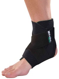 Mueller Adjustable Ankle Support Green Line # 86511 One Size Fits Most