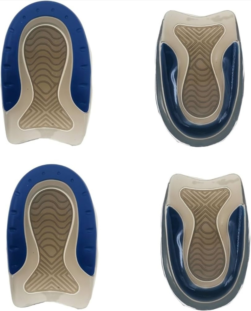 2 Pair Kids Heel Cups for Heel Pain Sport Shock Absorbing Lightweight (Kids 3-7)