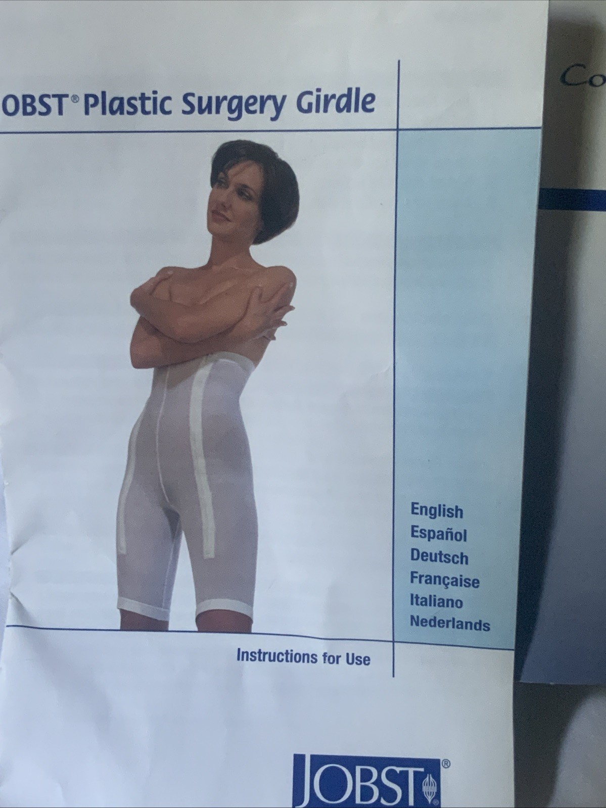 Jobst Plastic Surgery 2X MALE Girdle Mid Thigh High 50” – 52”