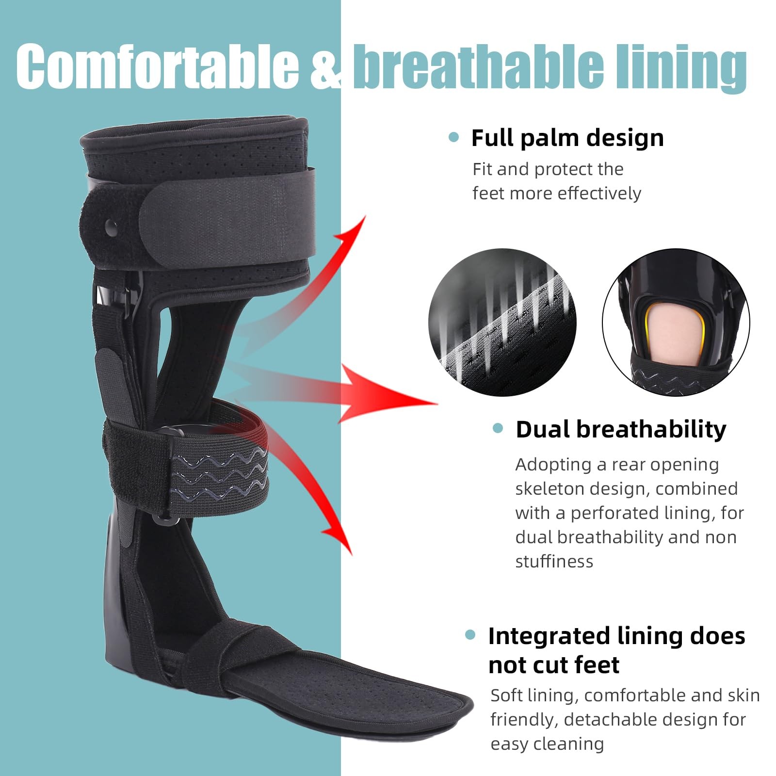 Medical AFO Foot Drop Brace Ankle Foot Orthosis Drop Foot Stabilizer Support …