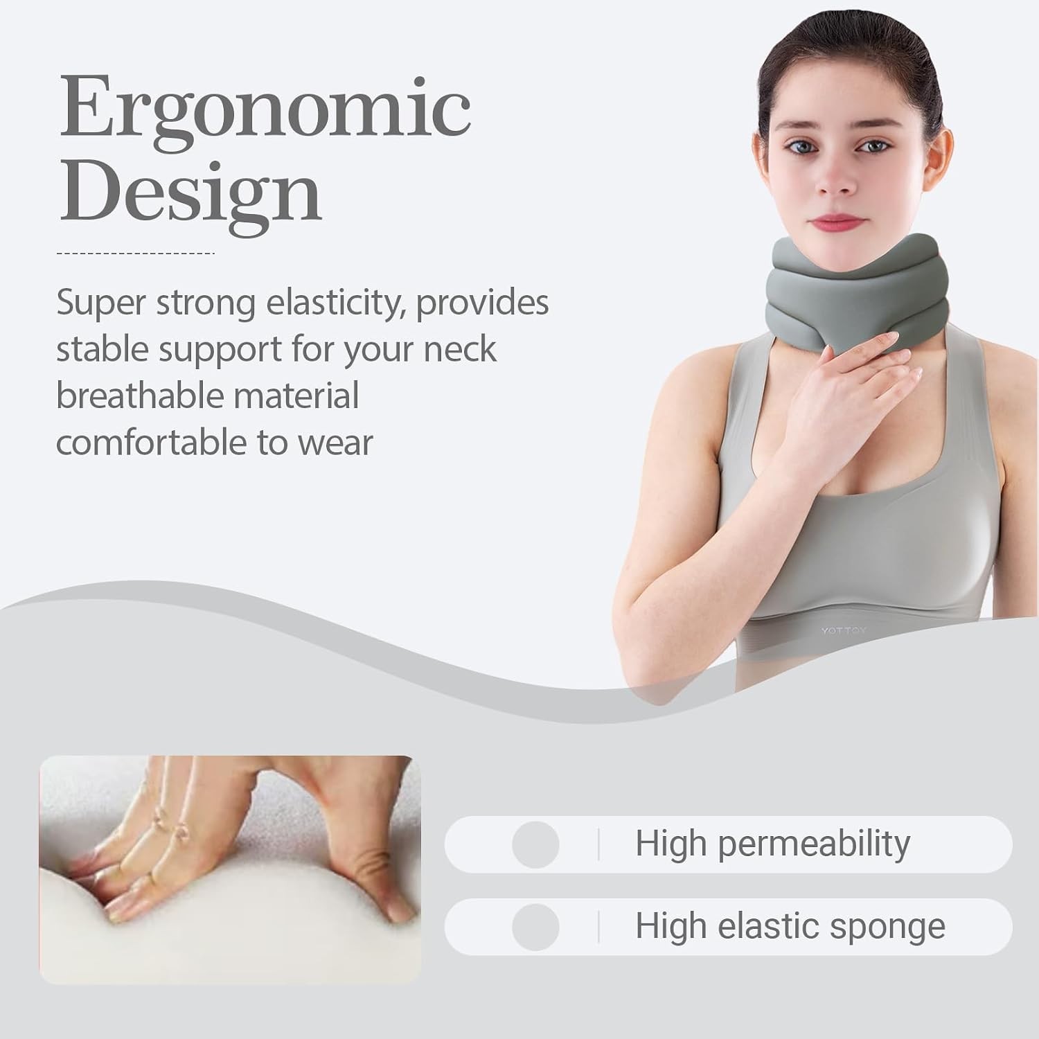 Neck Brace Cervical Collar, Neck Braces for Neck Pain and Support, Soft Foam …