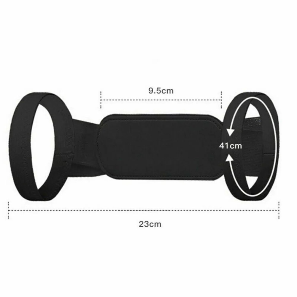 Back Support Correction Belt, Breathable 1PC for Home Travel (Black)