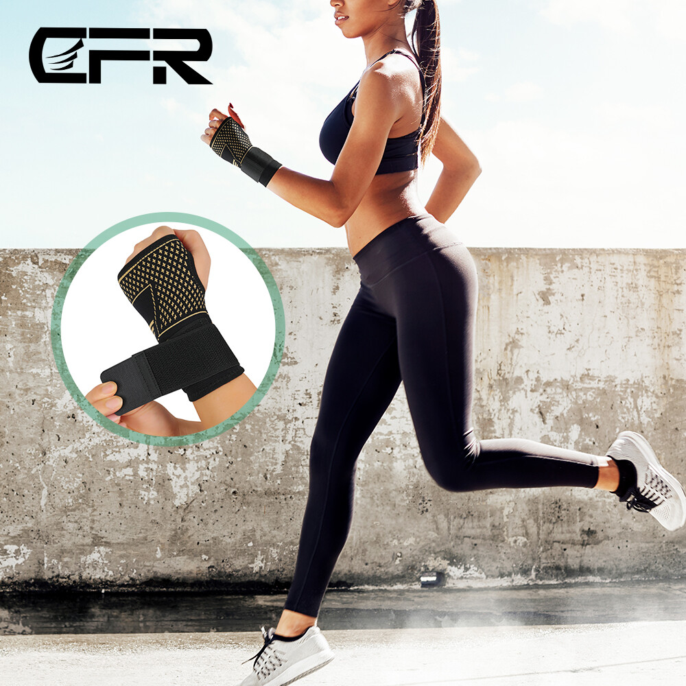 Copper Wrist Hands Support Brace Splints Carpal Tunnel Sprain Arthritis Sports