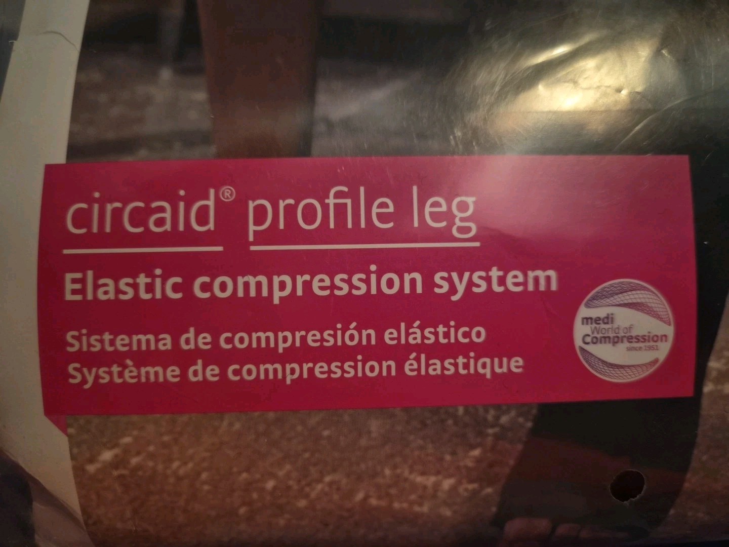 Circaid Profile Leg Sleeve Regular Midnight Black CFLW1154 Size IV