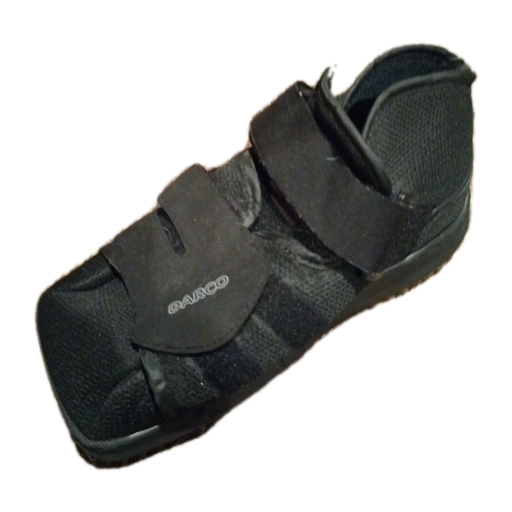 Darco APB (All-Purpose Boot) medical shoe, post injury, post-operative recovery