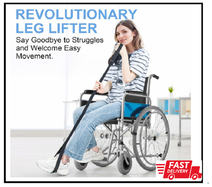 Rigid Leg Lifter for after Knee Surgery, Extra Long Leg Lifters for Elderly, Adj