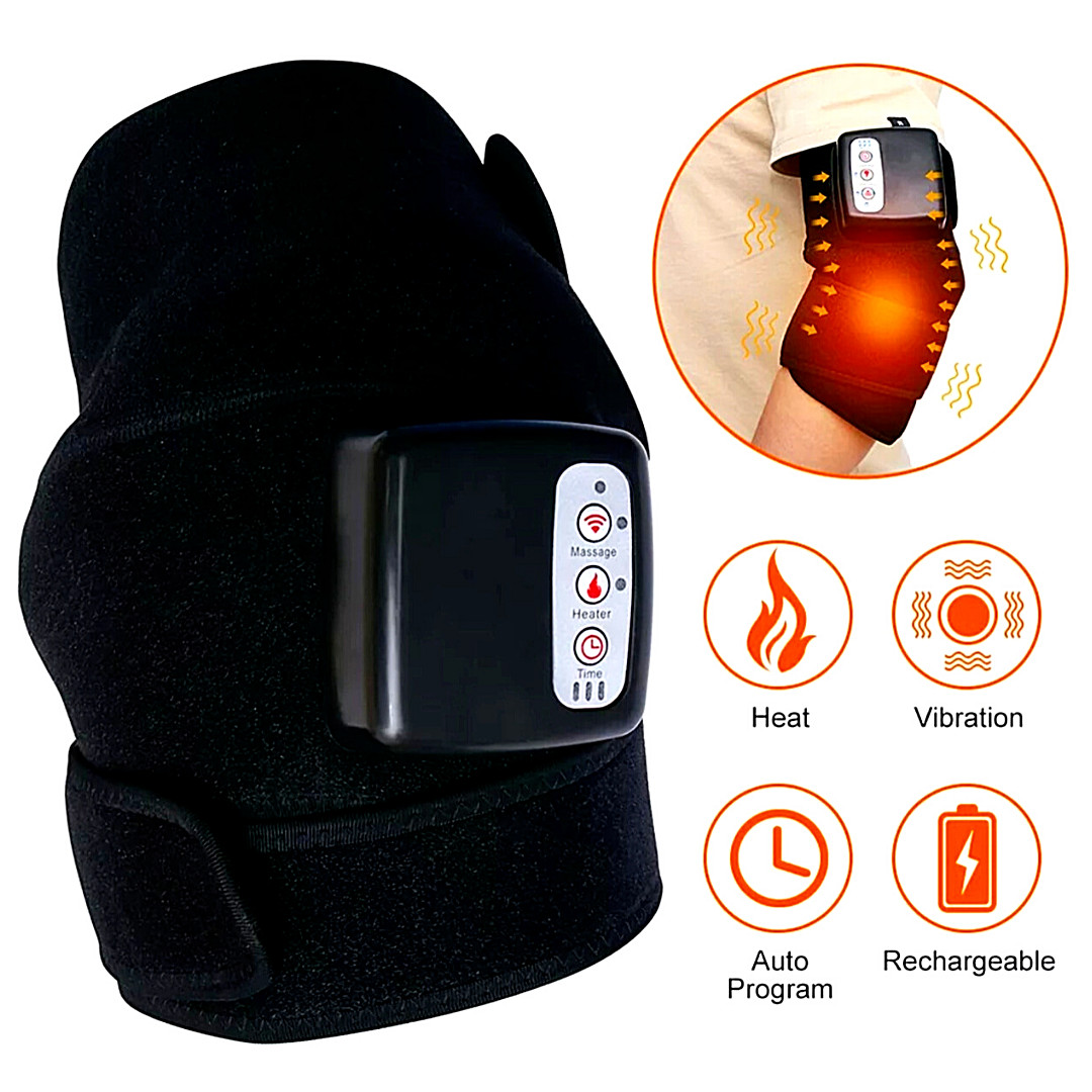 3-In-1 Thermal Infrared Physiotherapy Device ABS+Fabric Joint Massage Vibrator