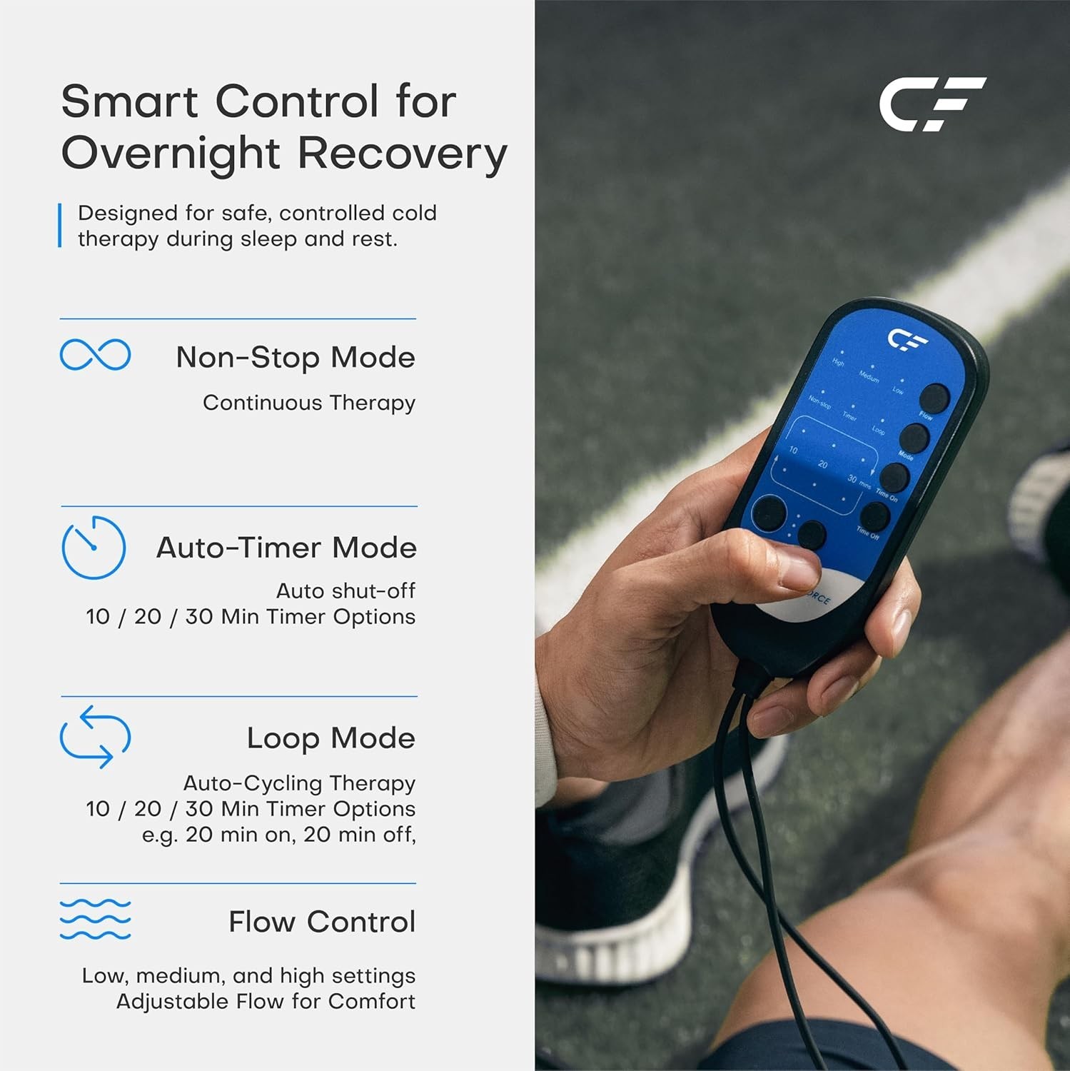 Cf-1 Cold Therapy Machine Knee Surgery Recovery Quiet Ice System 12Hr