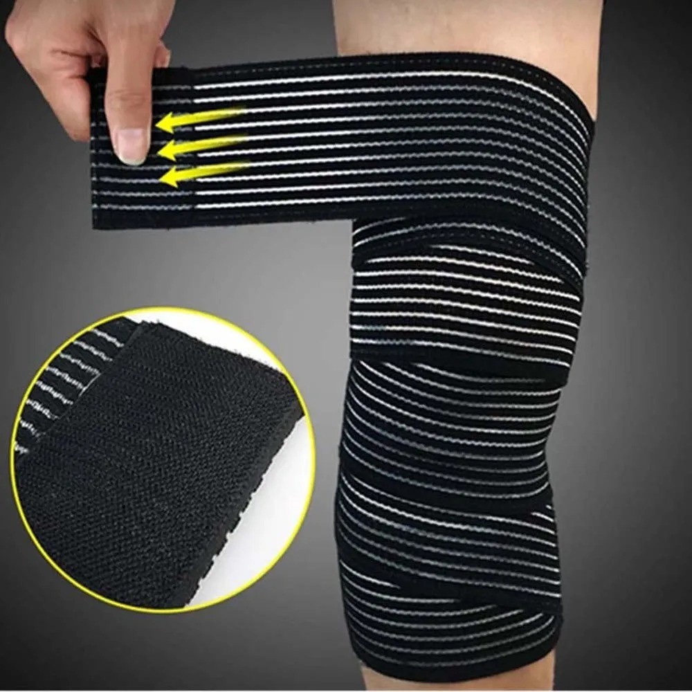 1PC 40~180cm High Elasticity Compression Bandage Sports Kinesiology Tape for Ank