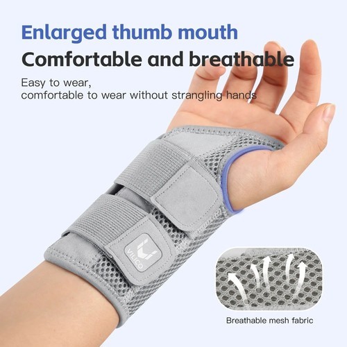 NEW Adjustable Wrist Brace for Carpal Tunnel Night Support with Splints