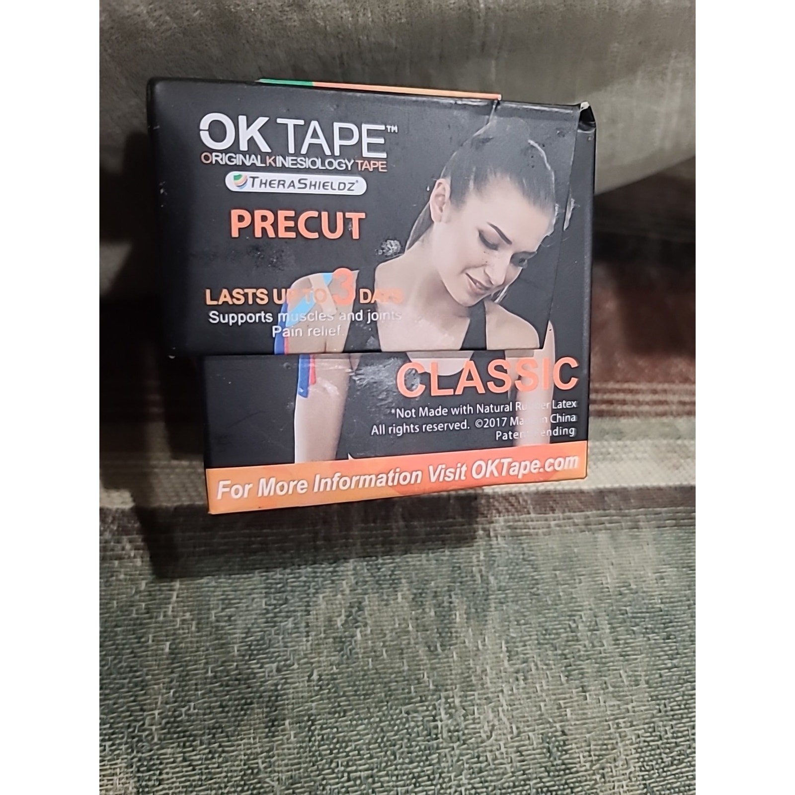 2” x 16Ft KT Tape 20 Strips Cotton Kinesiology Therapeutic Elastic Sport Ex1027