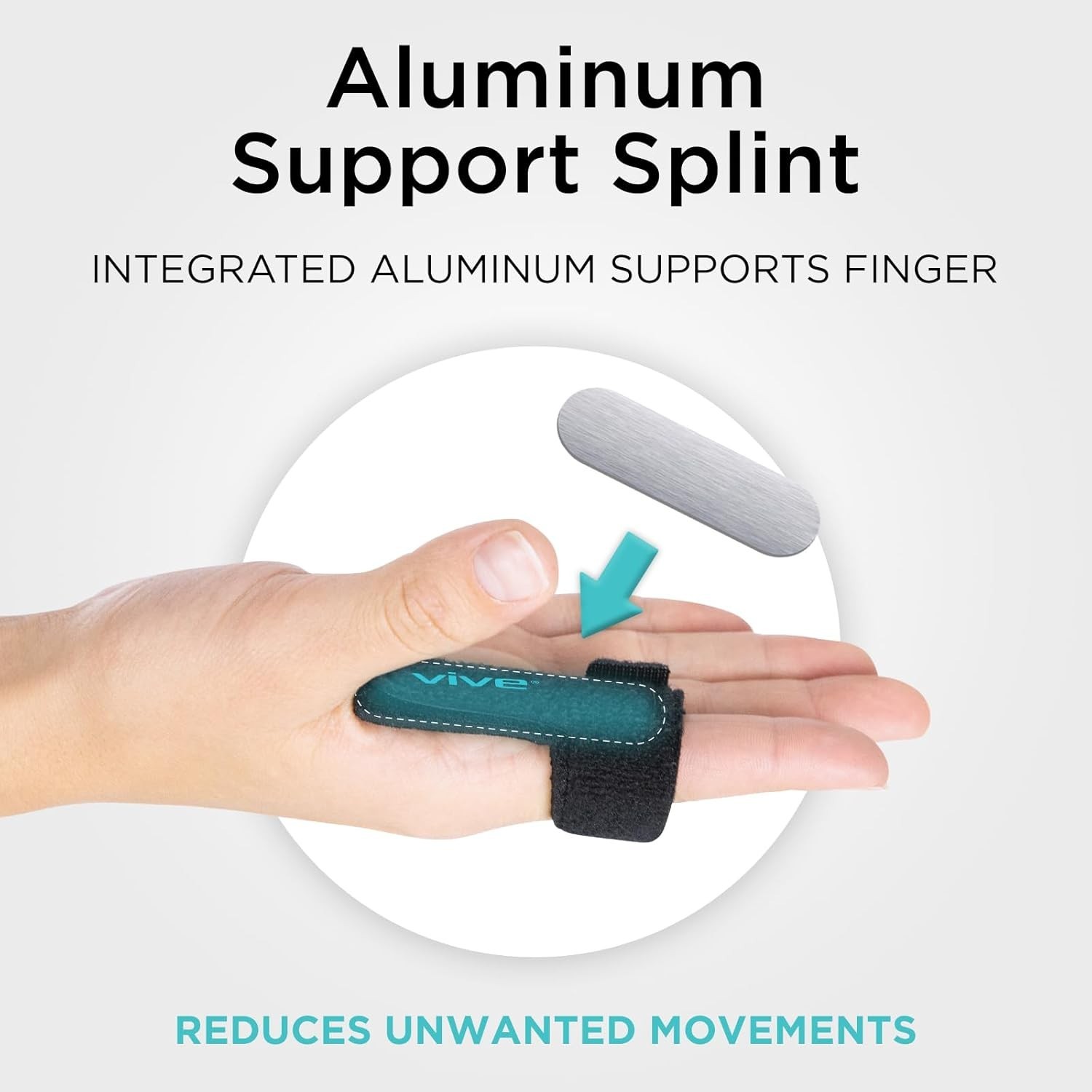 Vive Trigger Finger Splint – Support Brace for Middle, Ring, Index, Thumb, Pinky