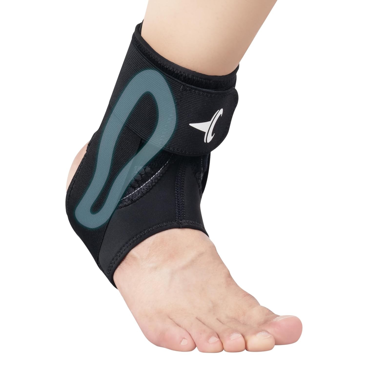 Ankle Brace with Side Stabilizers – Adjustable Support for Sprains & Pain LG