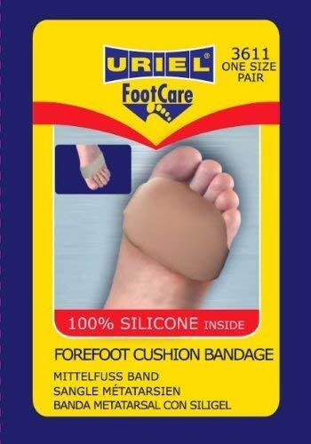 URIEL Metatarsal Forefoot Cushioning Silicone Sleeves (Pair)