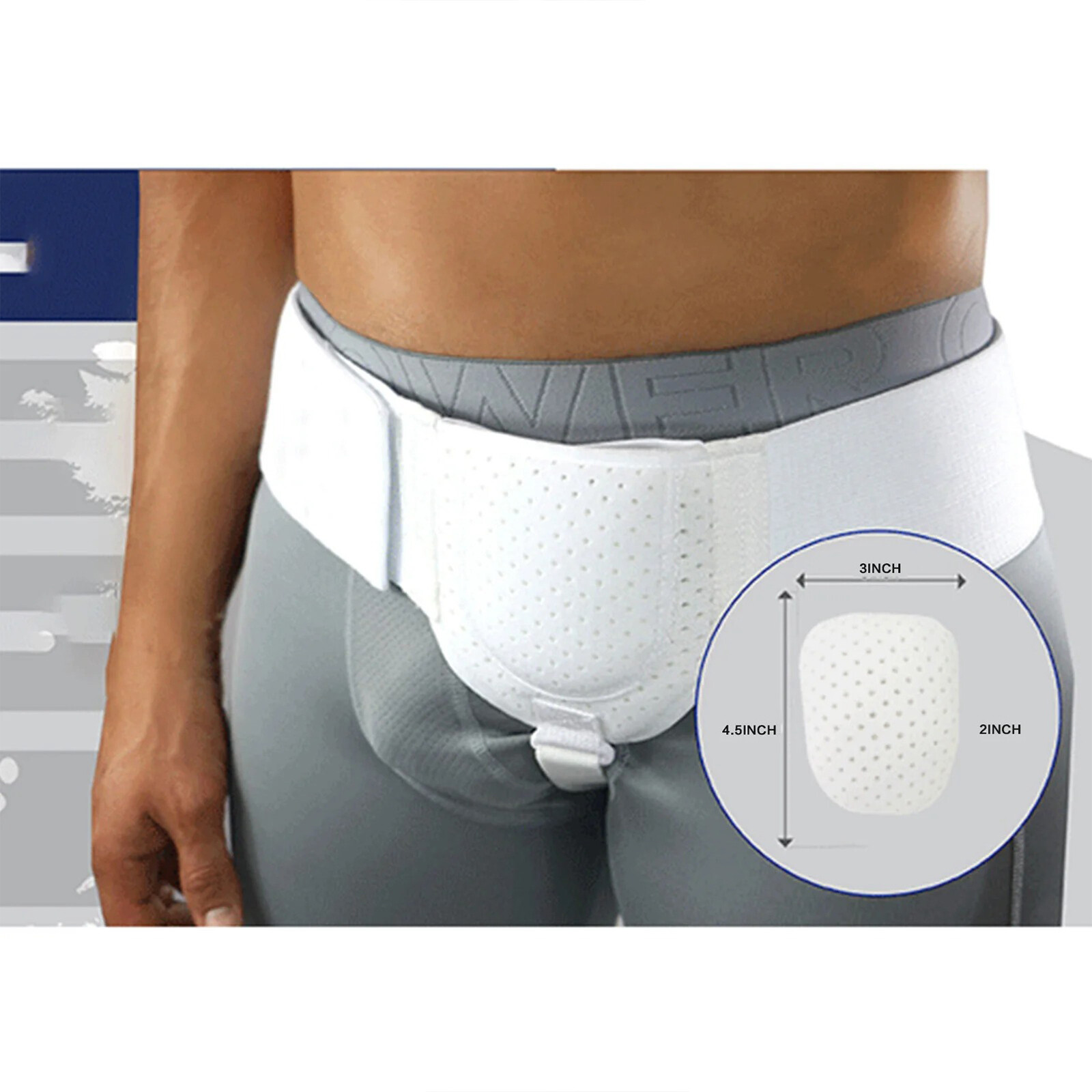 Inguinal Hernia Support Belt Groin Hernia Pain Relief Truss Brace For Men &Women