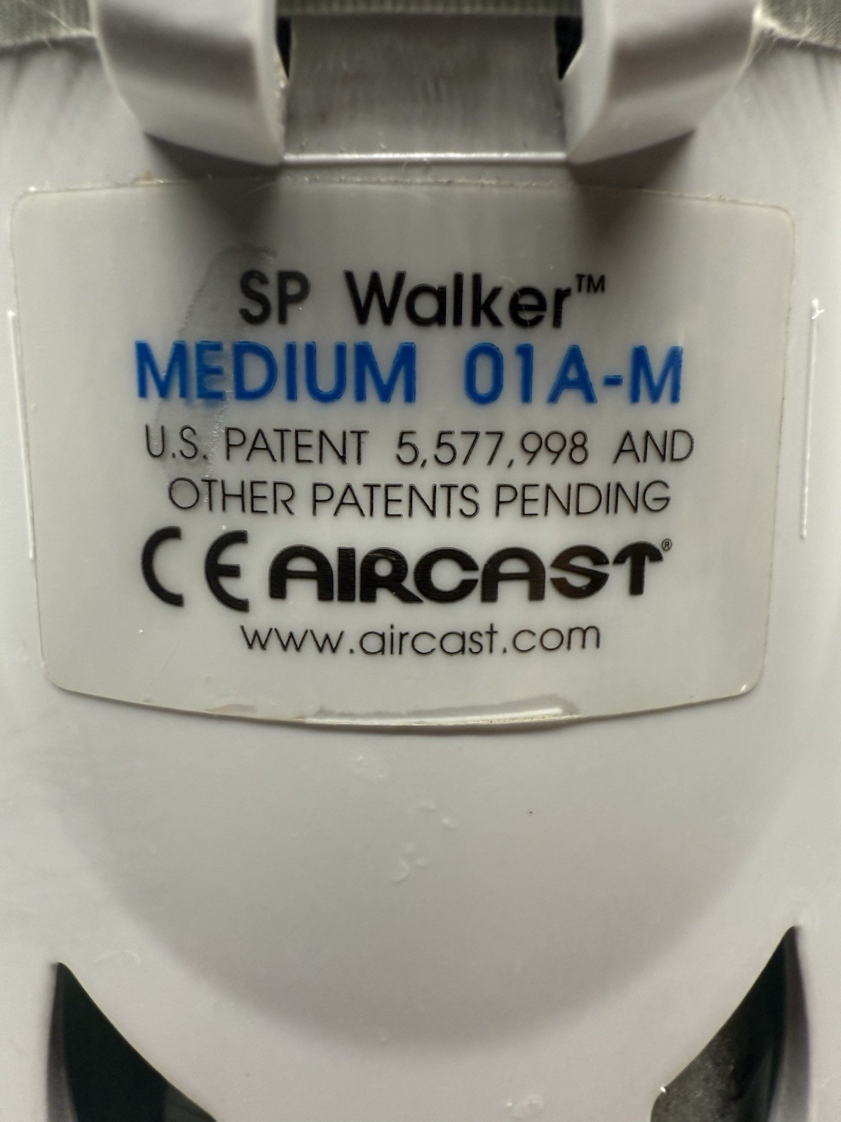 Aircast SP Walker Medium 01A-M Foot Brace Cast And Pump Medical Boot