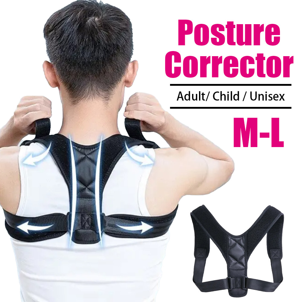 Posture Corrector for Teens Women Adjustable Upper Back Brace Support Clavicle