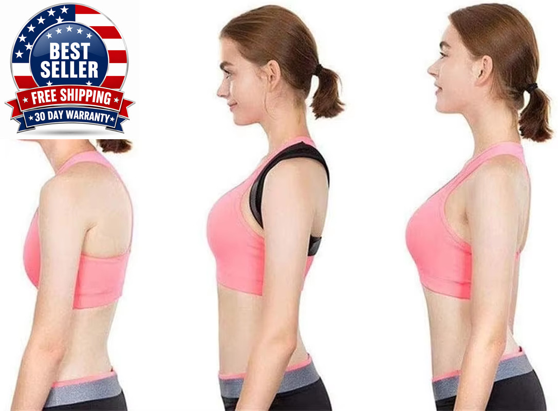 Adjustable Back Shoulder Posture Corrector Belt Clavicle Spine Support Reshape Y