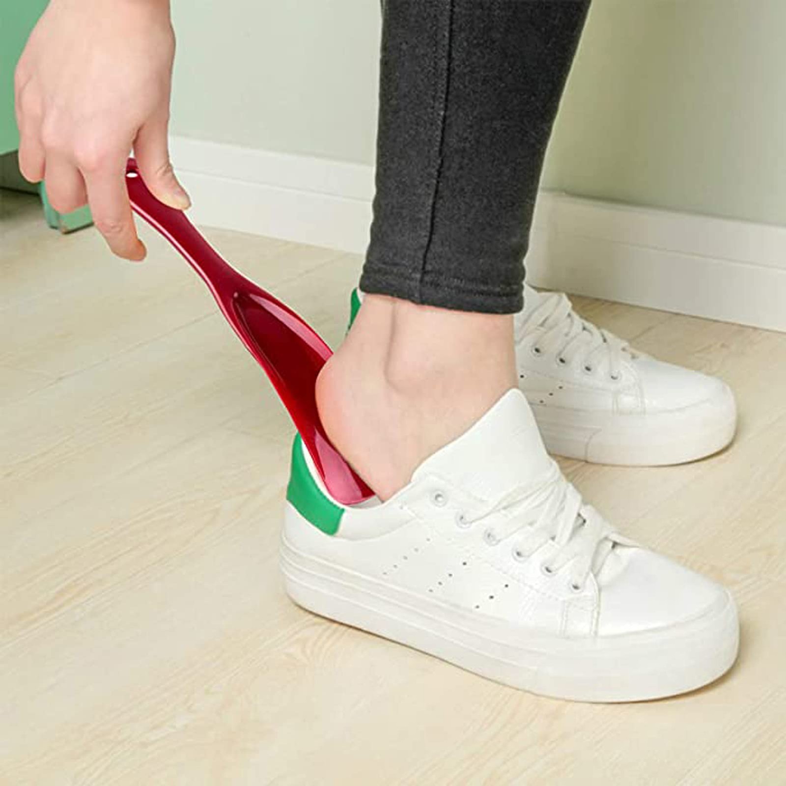 4 Pcs Plastic Shoe Pulls – Long Handle Travel Shoe Horns for Elderly, Kids & …