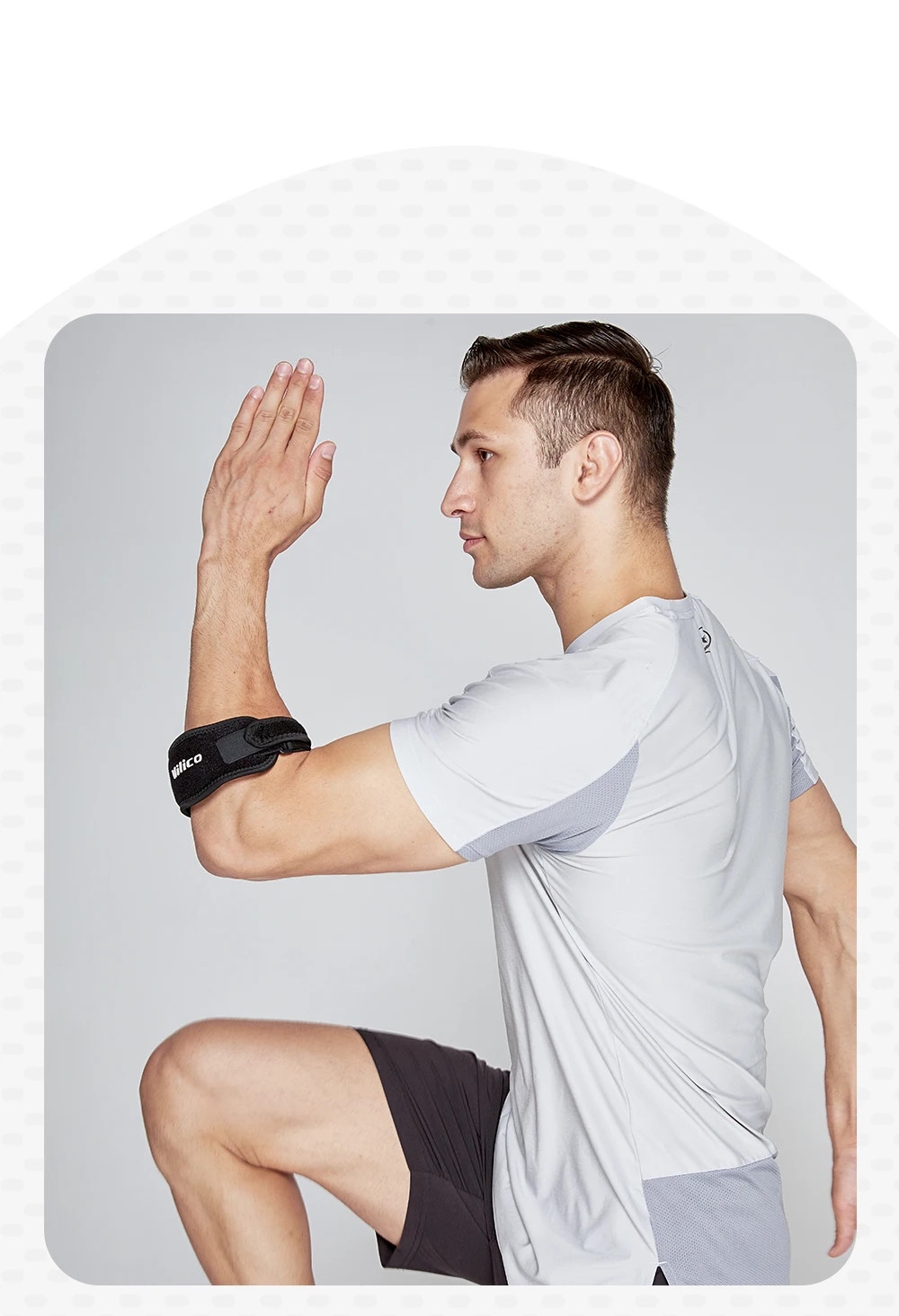 1Pc Tennis Elbow Brace Strap for Tendonitis Joint Pain Adjustable Elbow Support