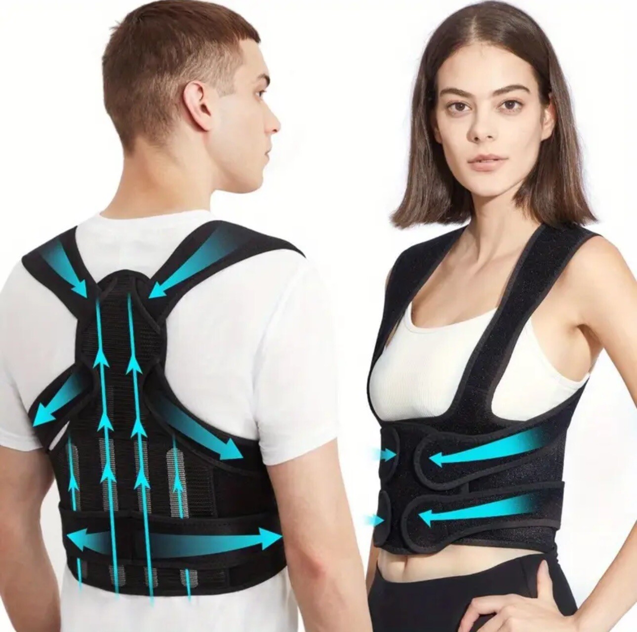 Hurmoya Back Brace Posture Corrector Lower and Upper Back Pain Relief