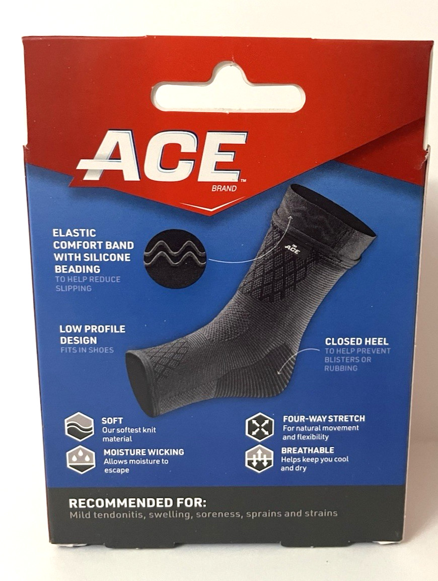 Ace Ankle Flex Comfort Compression Sleeve OS 208710 BRAND NEW