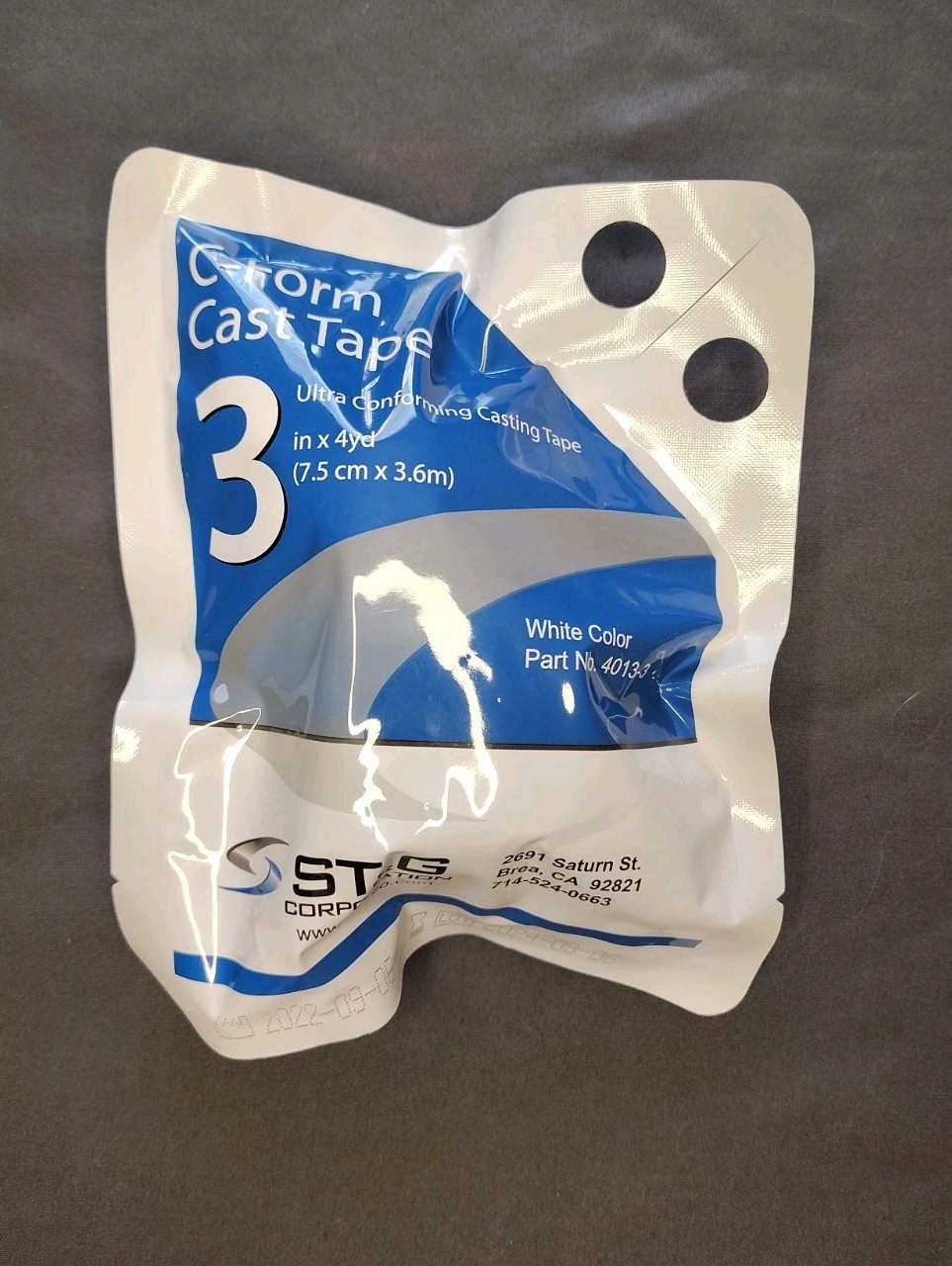 ST&G C-Form Casting Tape Part 4013-3; 3-inch Wide