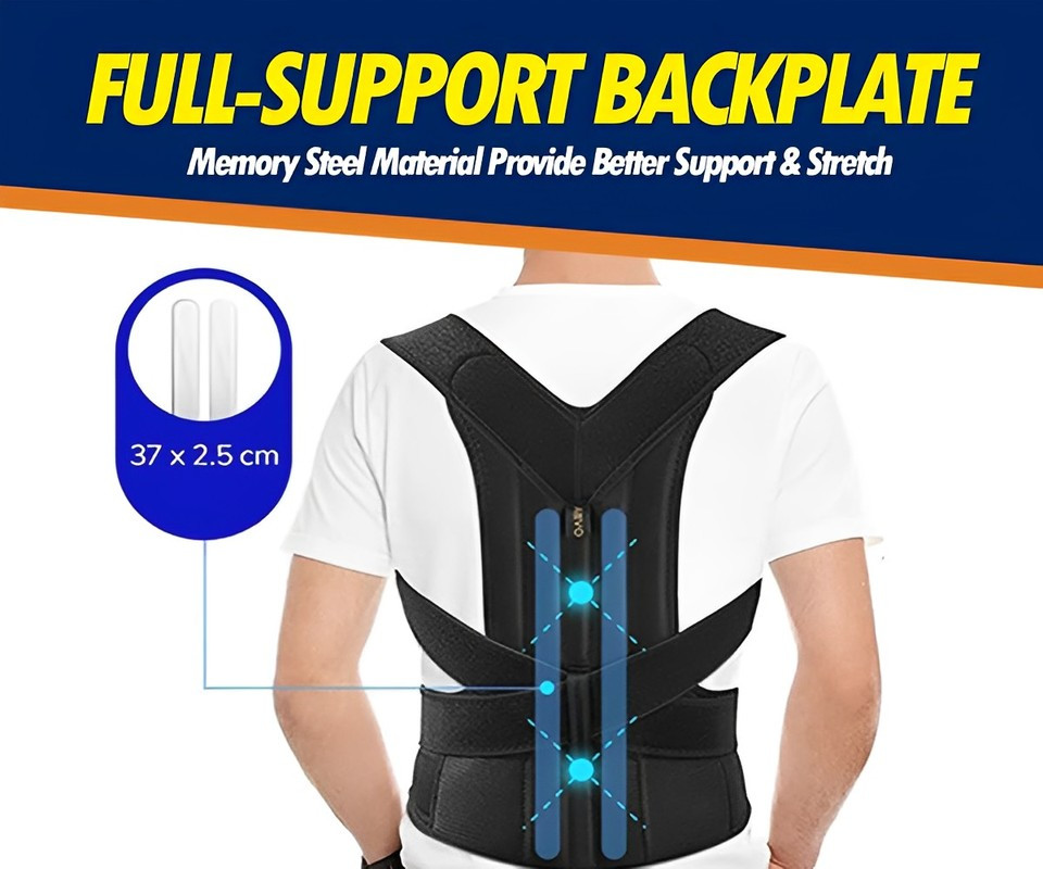 Back Posture Corrector Corset Shoulder Training Brace Correction For Men Women