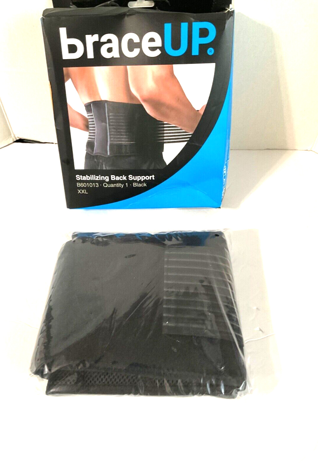 braceUP Stabilizing Back Support B601013 XXL Black