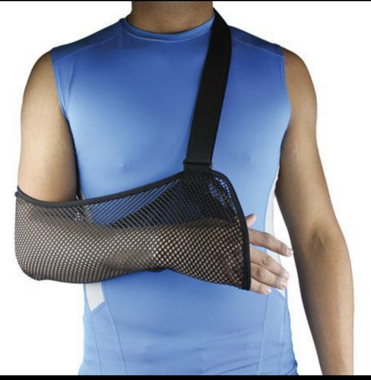 Comfortland Medical 21-103-3 Mesh Shoulder Immobilizer Black Sz Medium NEW