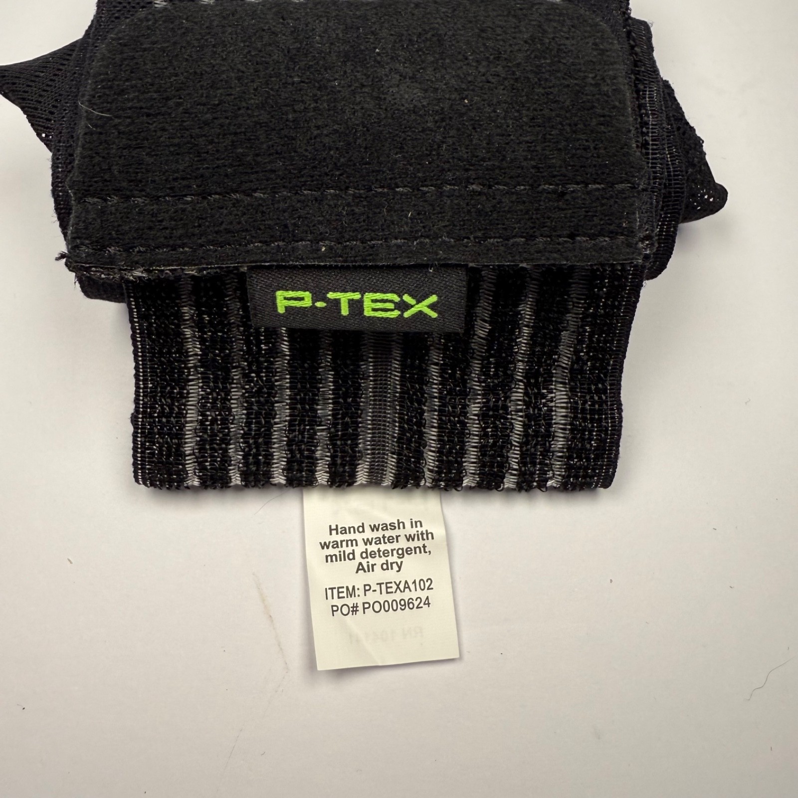P-TEX Ankle Sleeve w/ Stability Wraps Support Brace – Small & Large – Black NEW