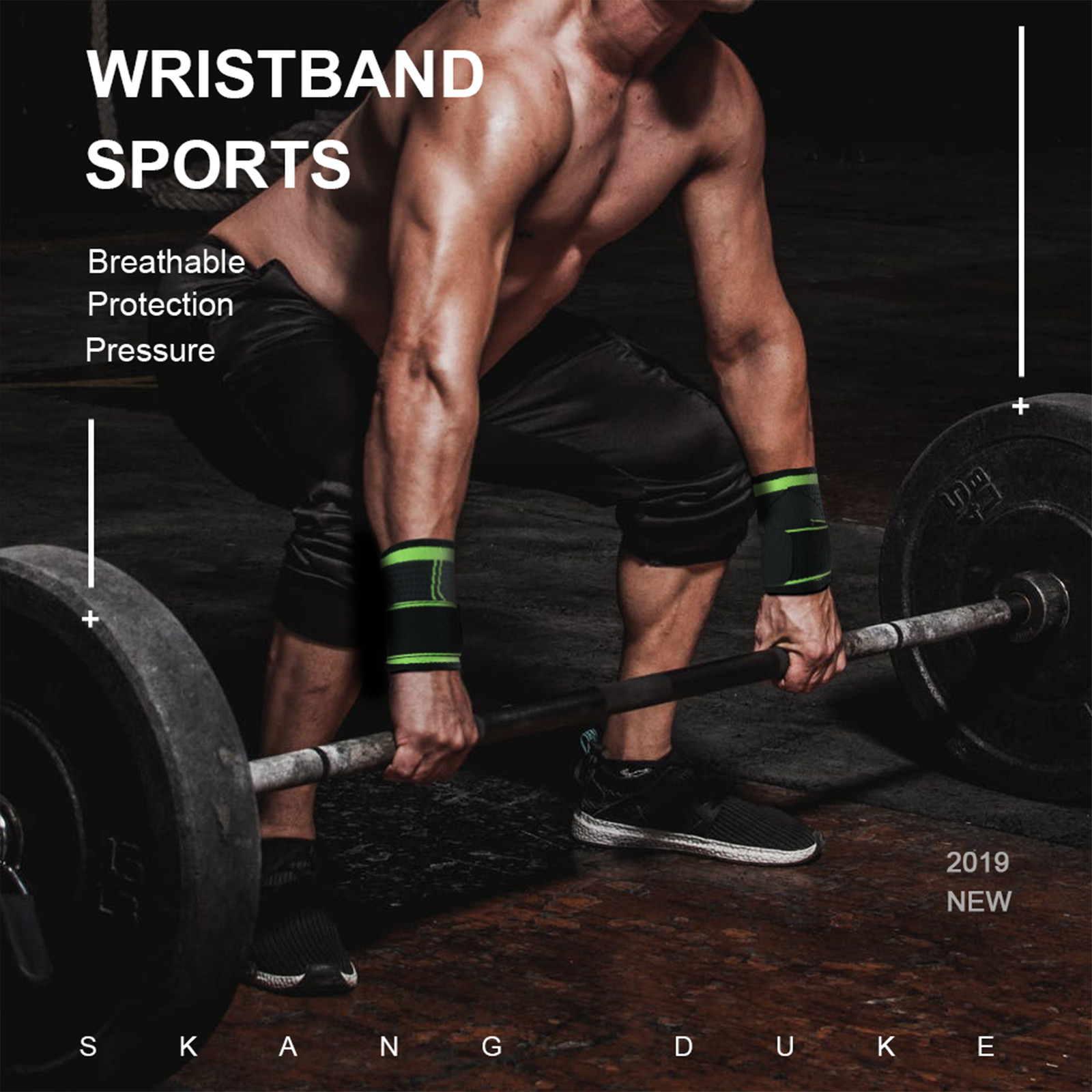 Wrist Brace Sports Band Wrap Adjustable Support Gym Strap Carpal Tunnel Bandage