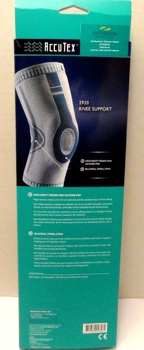 OPPO ACCUTEX KNEE SUPPORT 2920 M SLEEVE SILICONE SUPPORT WRAP GUARD✨