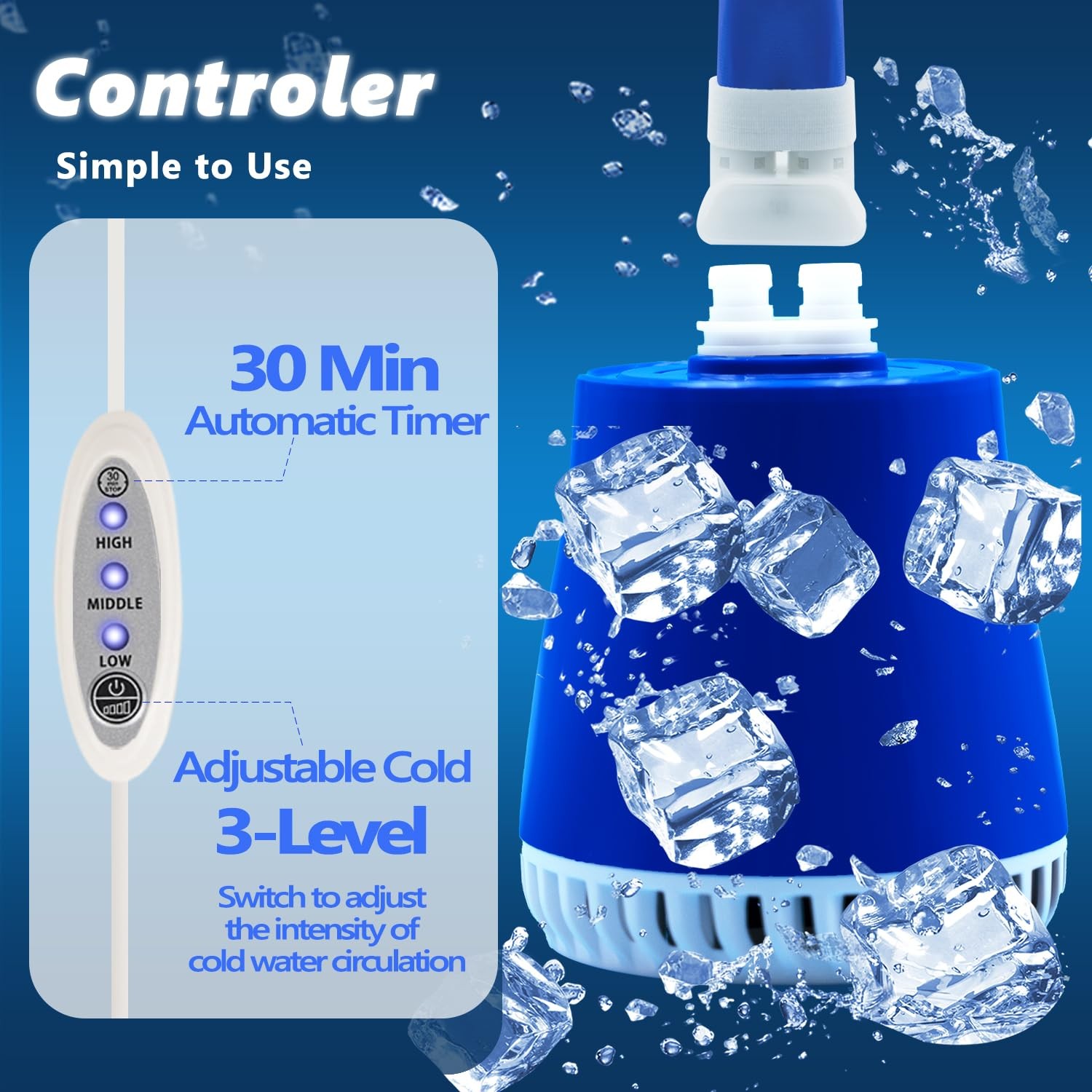 Cold Therapy Machine, Programable Ice Therapy Machine, for Knee Replacement, …