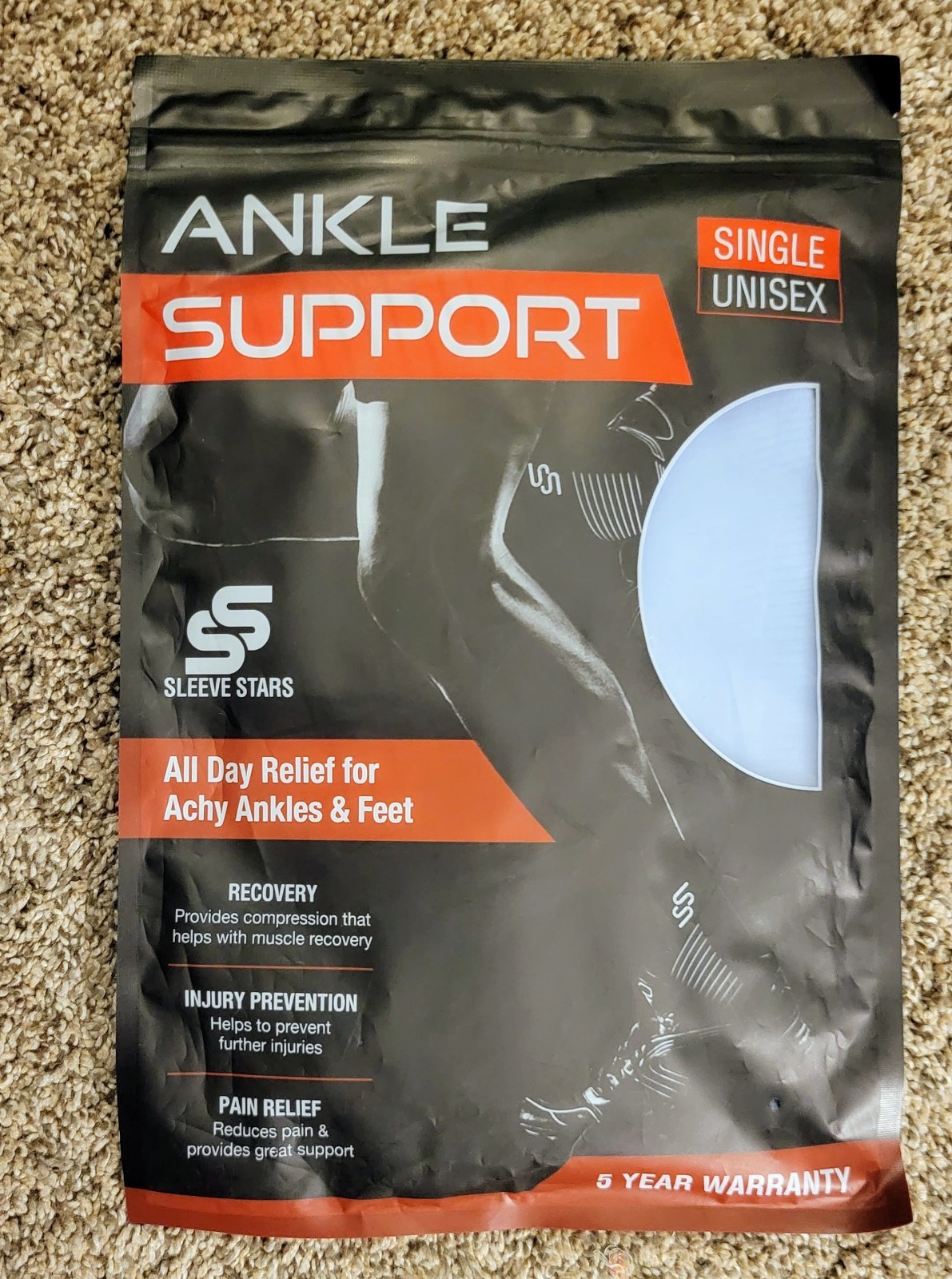 Sleeve Stars Ankle Brace Unisex Light Blue