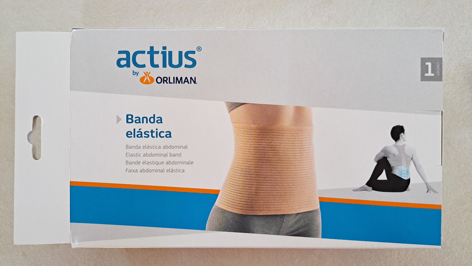Abdominal band – Elastic – actius by Orliman
