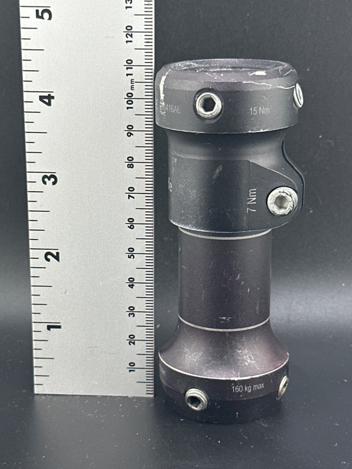 Prosthetic pylon components adapters. 30mm diameter parts. Trulife