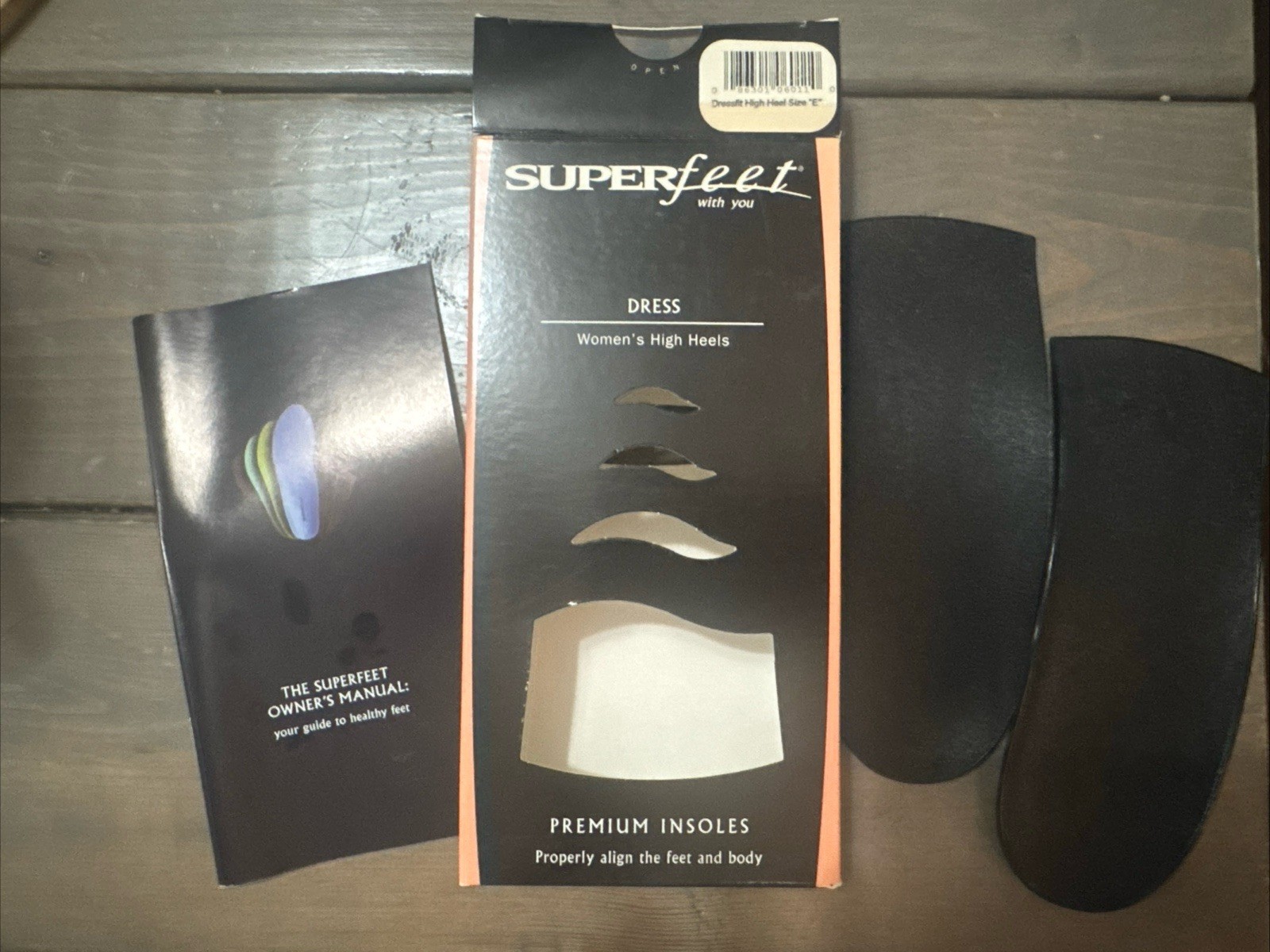 Superfeet Dress High Heel Women’s Orthotics Size A 2.5-4