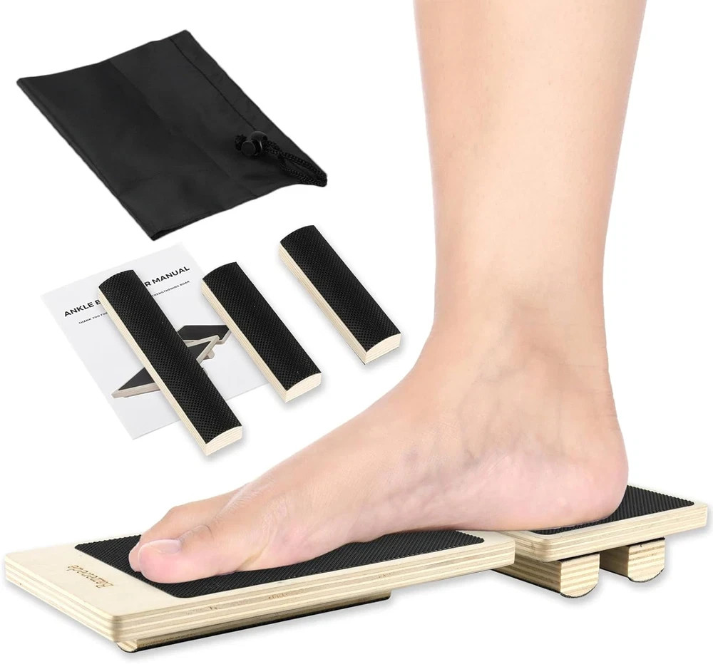 Single Leg Ankle Balance Axis Board Foot Trainer for Strength and Stability Exer