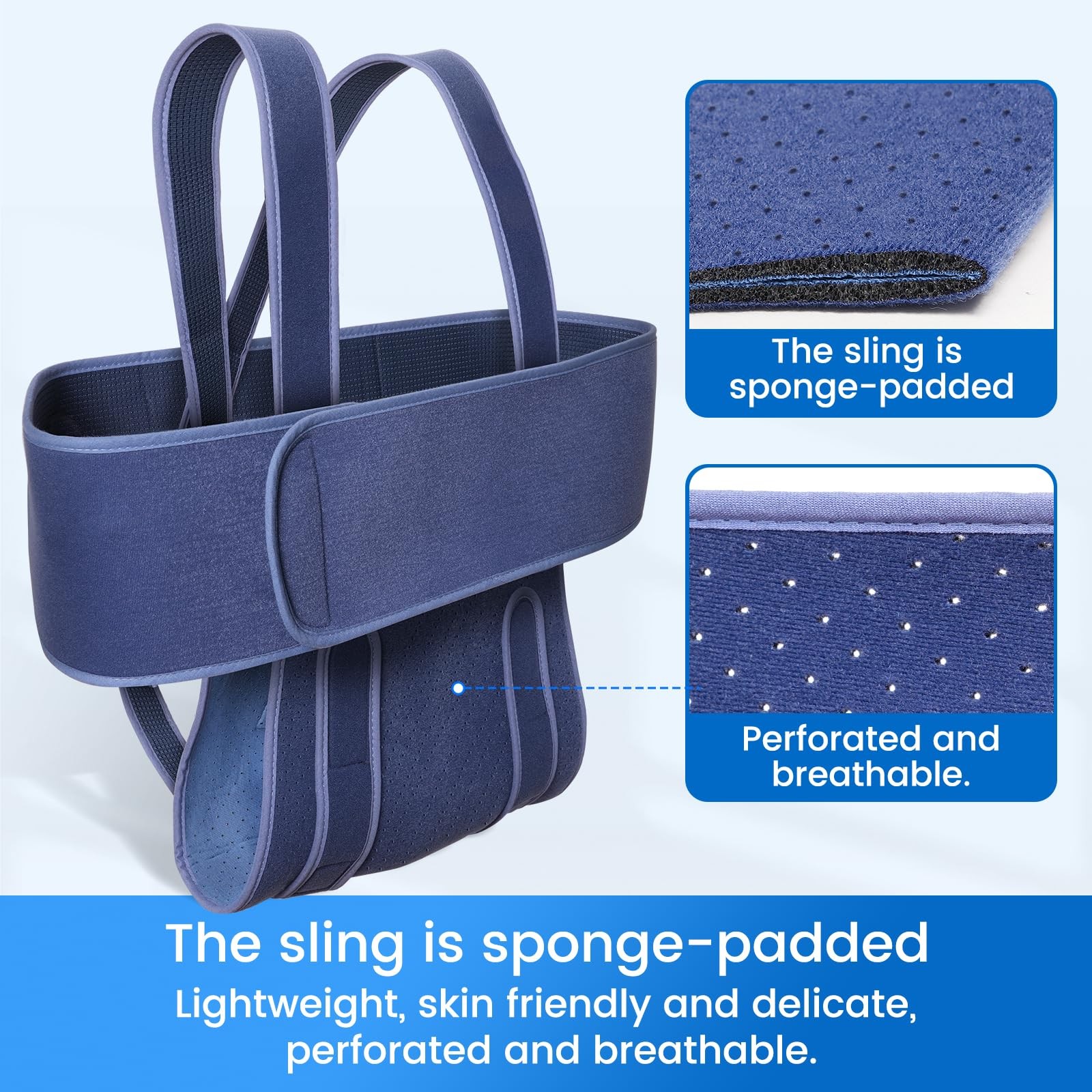Velpeau Arm Sling for Sleep, Shoulder Immobilizer for Women & Men Very Soft …