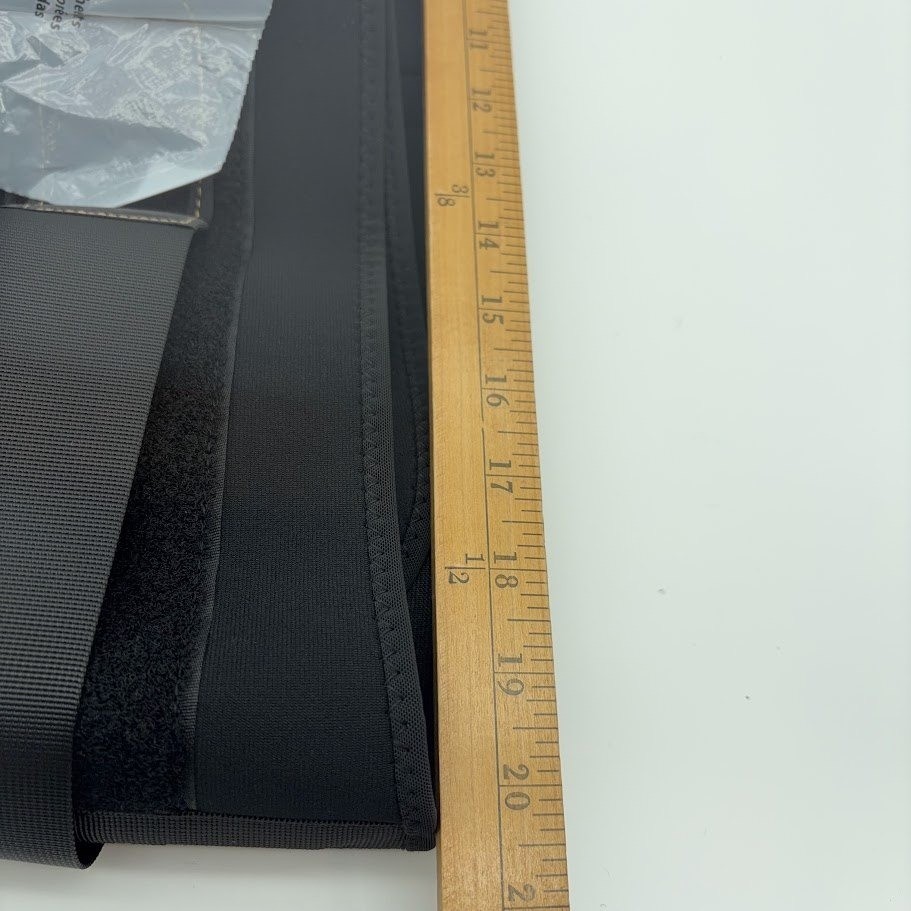 Copper Fit Advanced Back Pro Unisex 2XL/3XL Black Solid Compression Support Belt