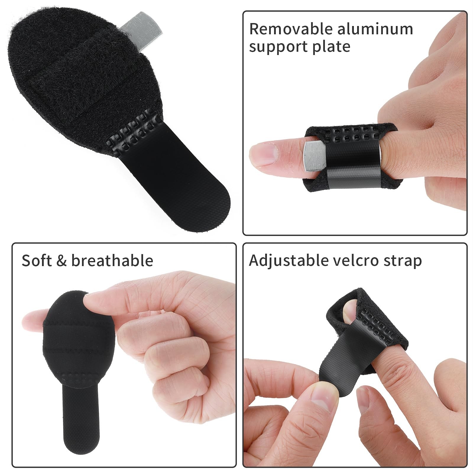 5PCS Trigger Finger Stabilizer Splint Straightening Brace Arthritis Support