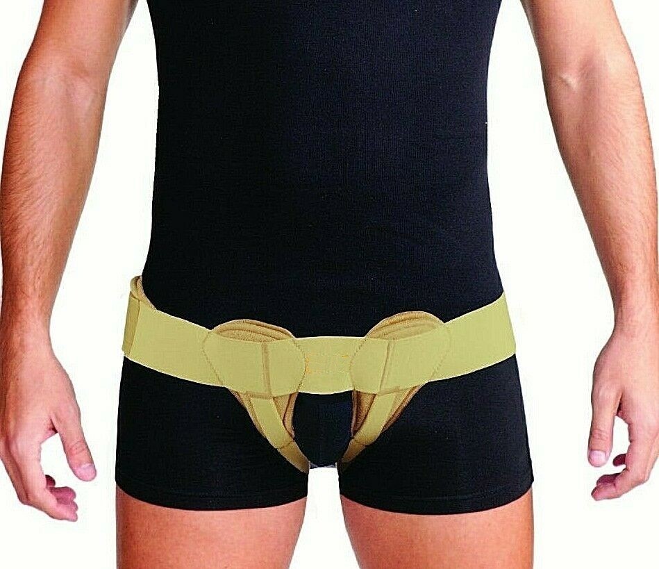 Hernia Belt Hernia Support Truss Brace Belt and Removable Pressure double side