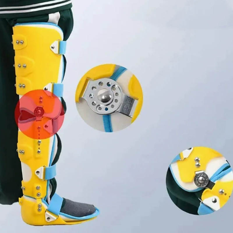 Kid Knee Ankle Foot Orthosis Support Lower Limbs Brace Adjustable KAFO Universal