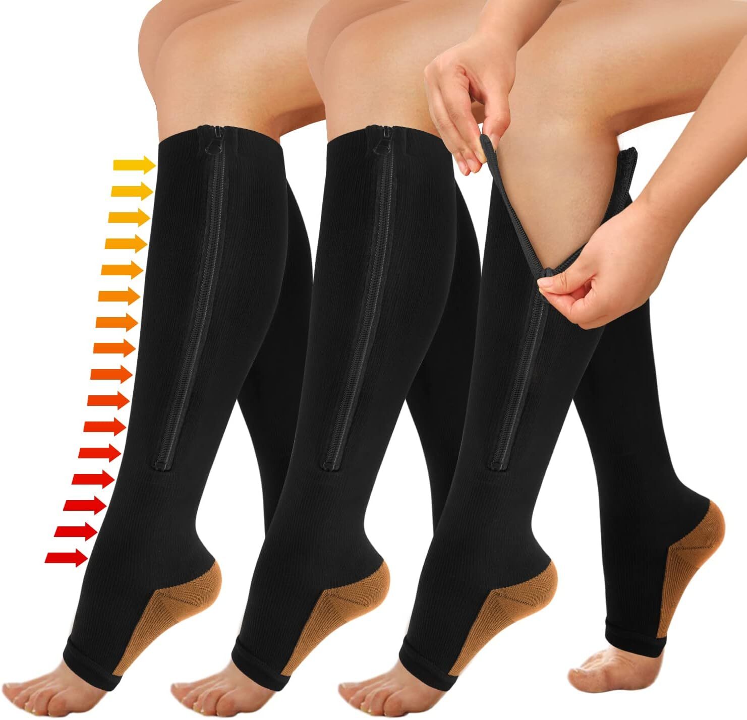 Vital Socks Compression & Circulation Socks Medias de Compresión soporte Varices