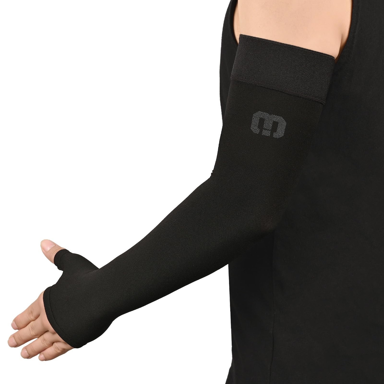 Medical Compression Arm Sleeve 20-30mmHg with Gauntlet for Lymphedema