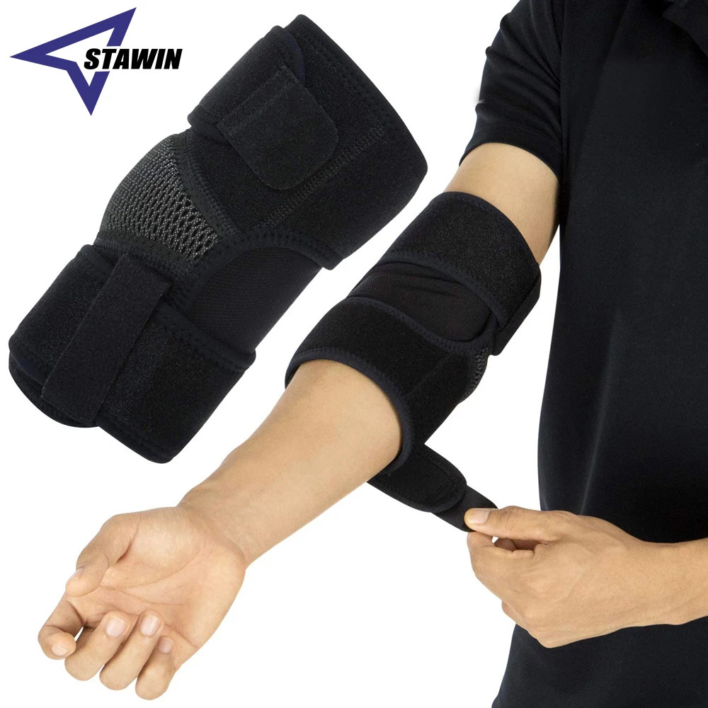 1 PC Men Women Neoprene Compression Sleeves Elbow Brace Wrap for Tendonitis.
