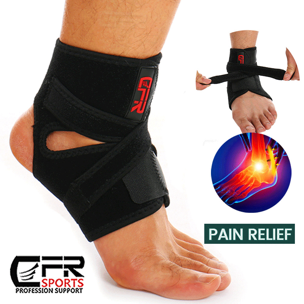 Ankle Brace, Breathable Adjustable Compression Foot Drop for Ankle Pain Relief