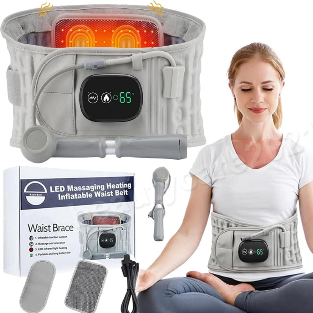 Back Decompression Belt Lumbar Support for Back Pain Relief Lower Back Traction